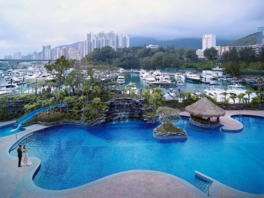 Tropical Poolside